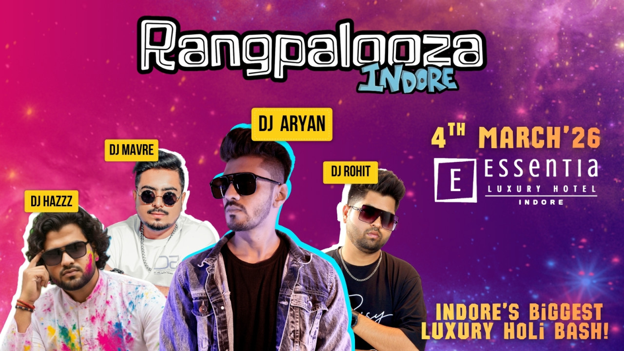 RANGPALOOZA – Indore’s Biggest Luxury Holi Bash