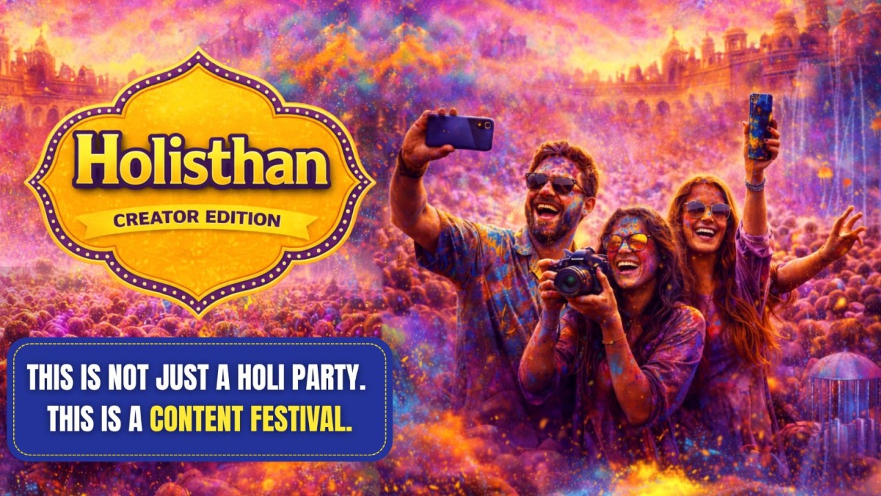 HOLISTHAN Indore's Biggest Holi Celebration - Creator Edition 