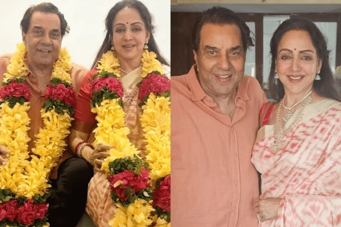 Hema Malini and Dharmendra