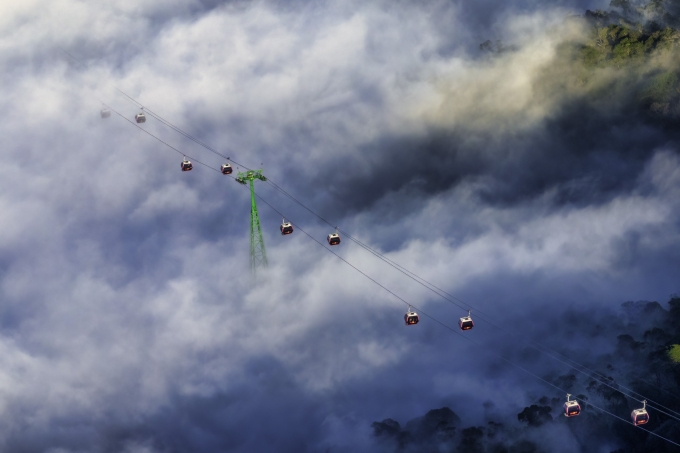 Ba Na cable car. Photo courtesy of Sun Group