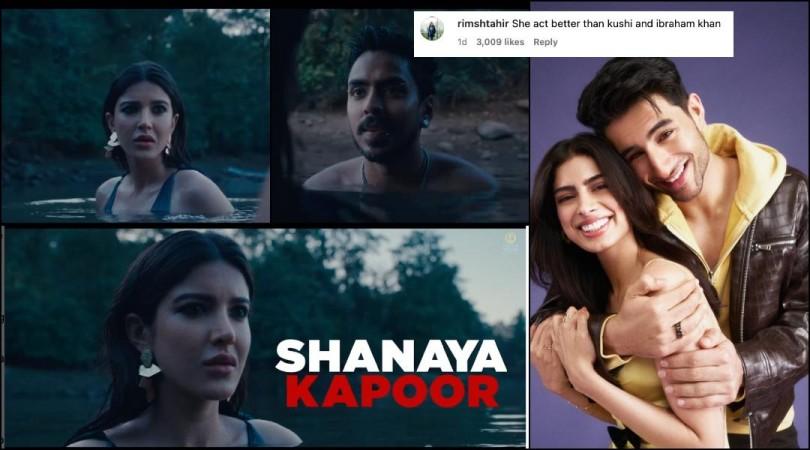 Tu Yaa Main Teaser: Shanaya Kapoor's acting, chemistry with Adarsh ​​Gourav impresses; Fans say 'Shanaya is better than Khushi & Ibrahim'