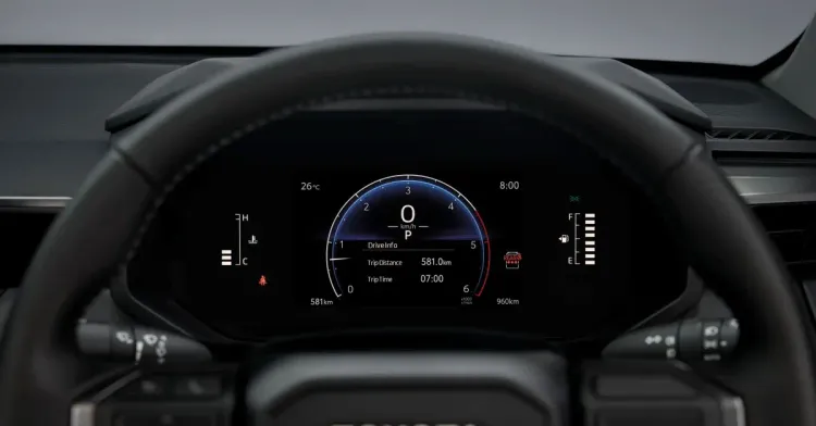 new hilux instrument cluster