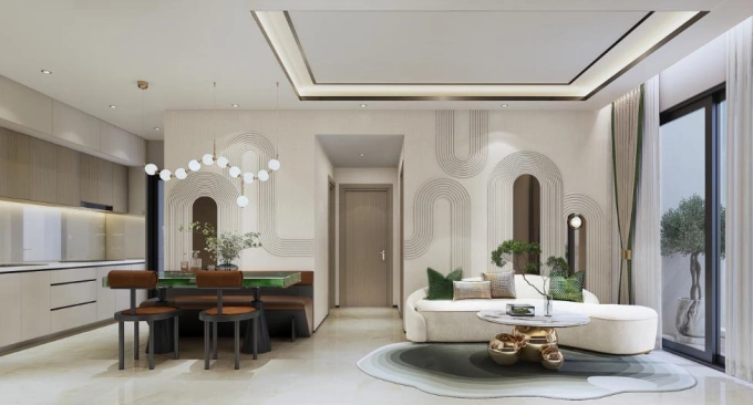 An artists impression of the projects apartment. Photo courtesy of Phu My Hung