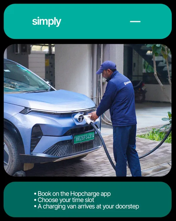 tata.ev hopcharge doorstep electric car charging van 3
