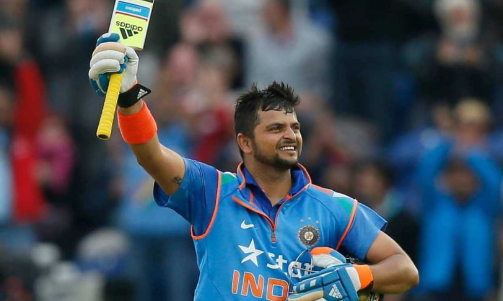 Suresh Raina Suresh Raina scored 101 runs against South Africa