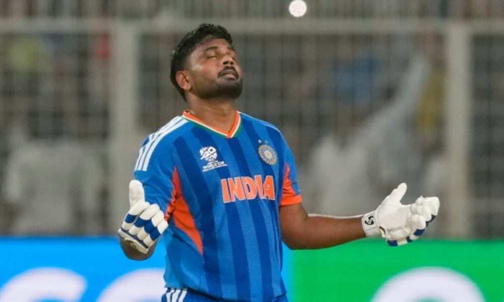 Sanju Samson Sanju Samson scored 97 runs against West Indies
