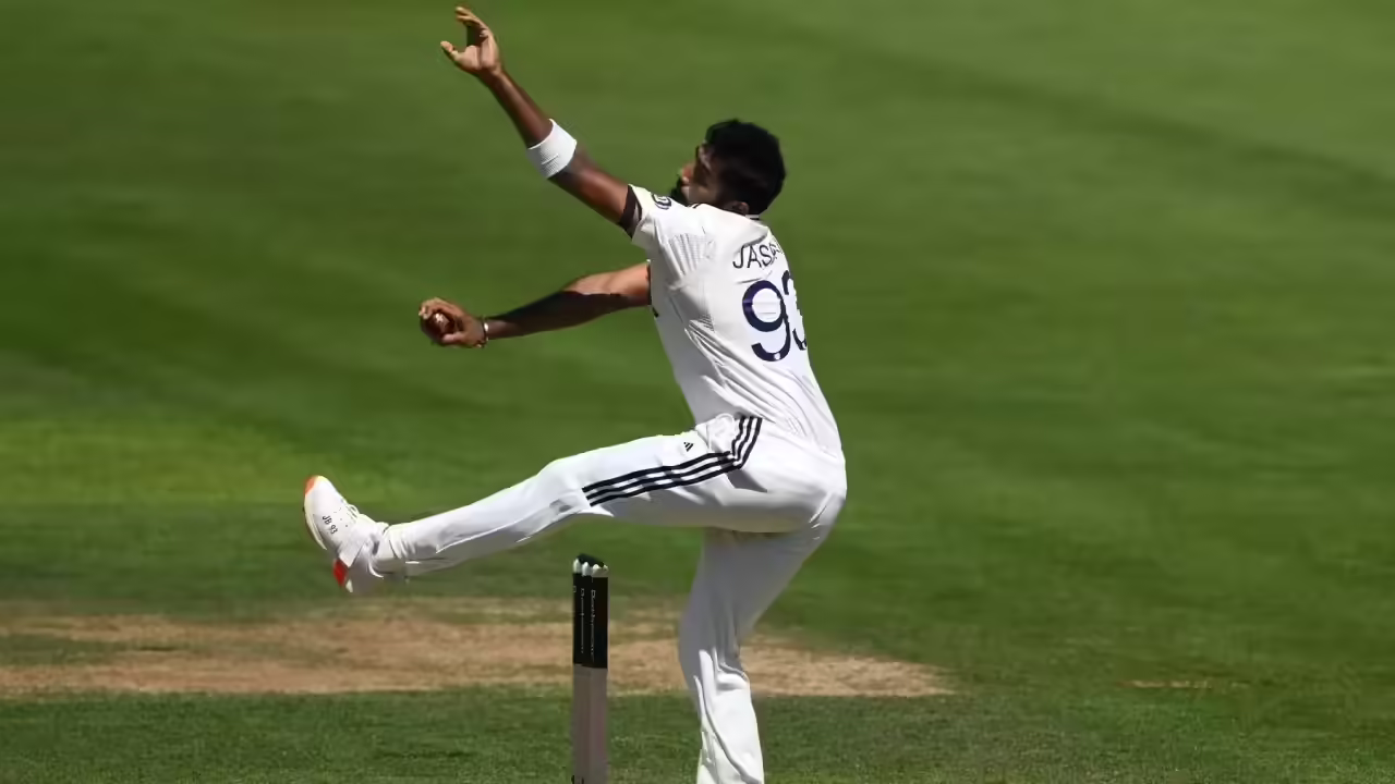 Jasprit Bumrah bowls on Day 2 of the third Test between England and India at Lord's. (Getty Images) Jasprit Bumrah Getty