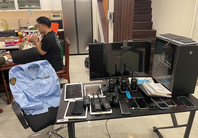 Evidence was confiscated. Photo: Provided by police