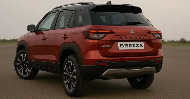 maruti suzuki brezza facelift imagined