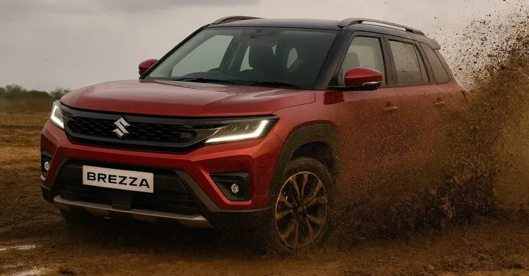 maruti suzuki brezza facelift imagined