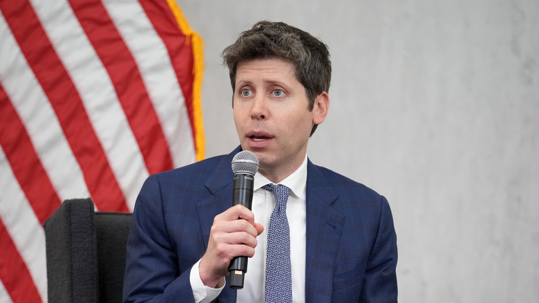 Sam Altman, CEO of OpenAI, delivers remarks at the Integrated Review of the Capital Framework for Large Banks Conference at the Federal Reserve on July 22, 2025