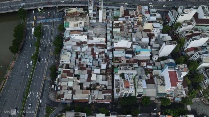 The Ga-Gao market viewed from above. Photo by Read/Dinh Van