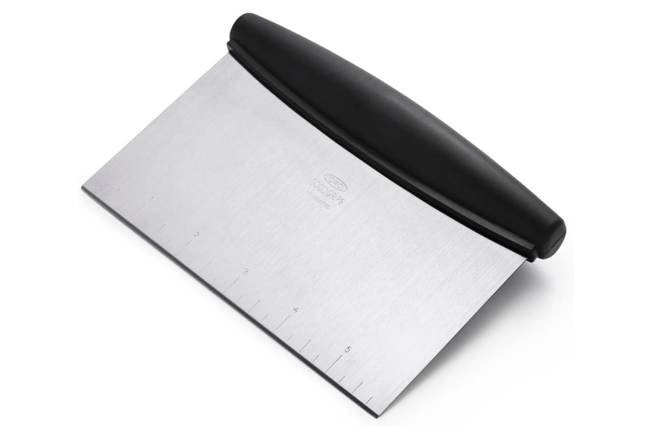 Oxo Good Grips Stainless Steel Multi Purpose Scraper Chopper Credit: Amazon