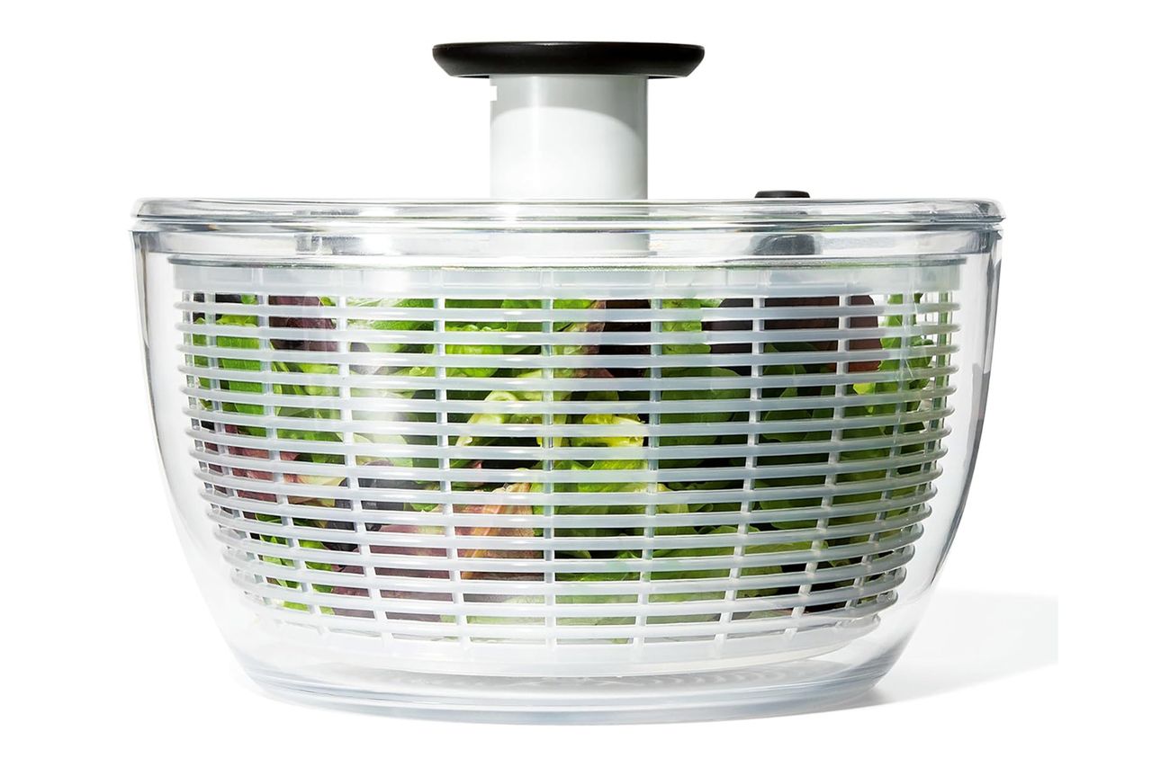 OXO Good Grips Large Salad Spinner - 6.22 Qt., White Credit: Amazon