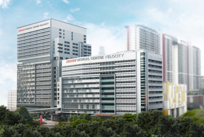 Sunway Medical Centre Velocity in the township of Sunway Velocity, Cheras, Kuala Lumpur, Malaysia. Photo from the companys website