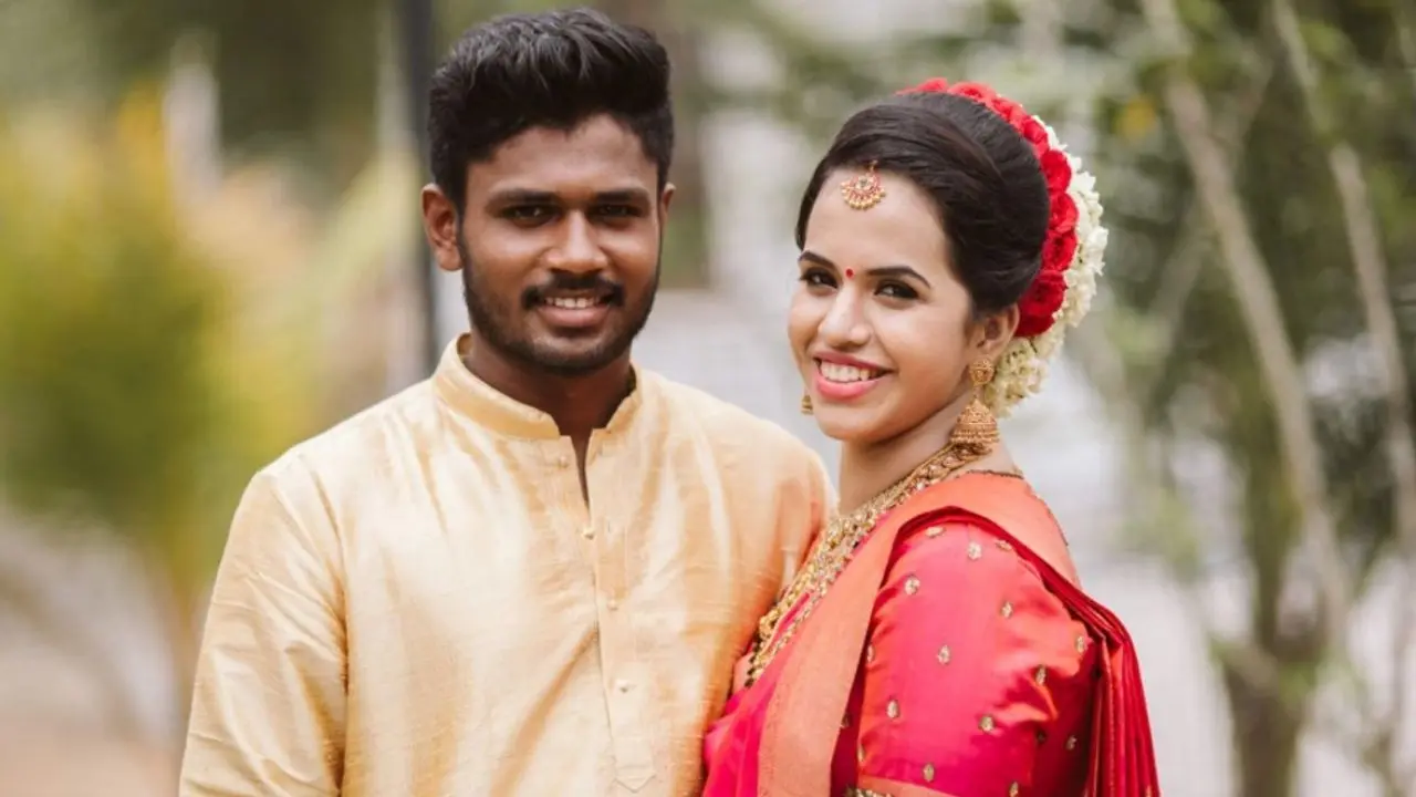 Sanju Samson Wife & Son
