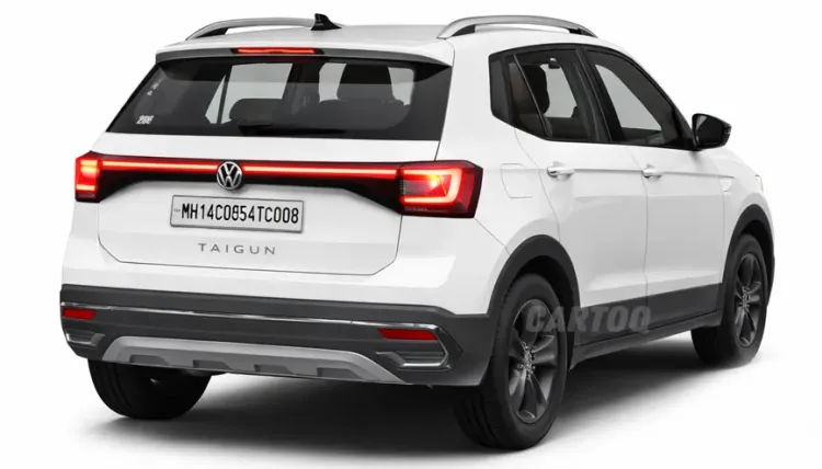 volkswagen taigun facelift rear