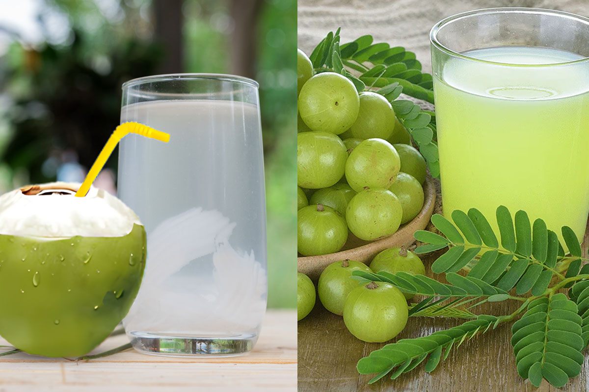 recipe for 5 natural drinks for glowing skin
