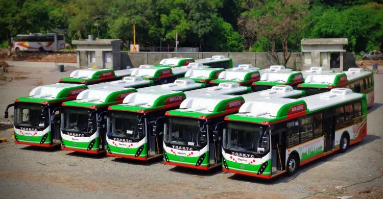 telangana government electric buses