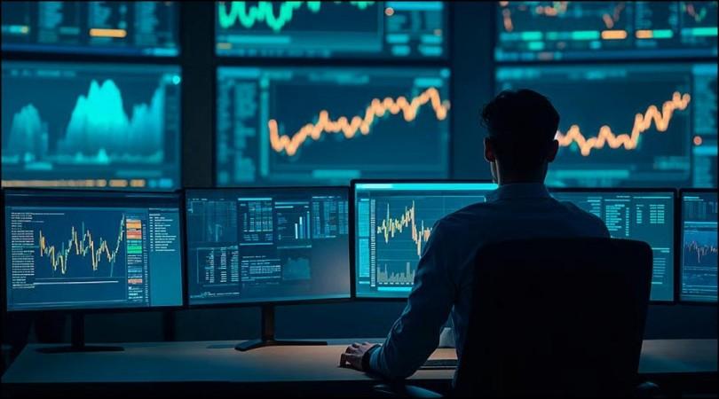 The Nifty dropped 775.65 points, or 3.26 per cent, to close at 23,002.15, while the Sensex fell 2,496.89 points, or 3.26 per cent, to settle at 74,207.24.