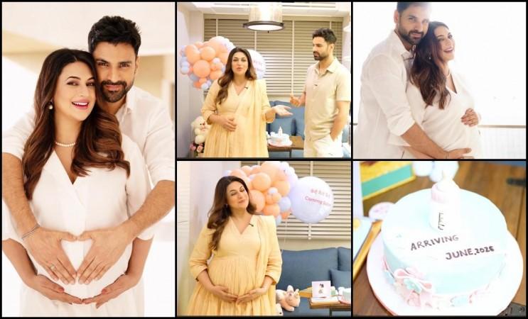 Pregnant Divyanka Tripathi flaunts baby bump, shares maternity photoshoot with Vivek Dahiya; couple reveal  'It's natural pregnancy'