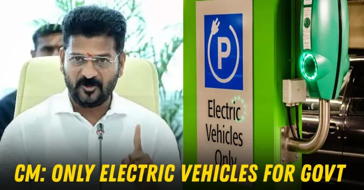 telangana cm only electric vehicles government featured
