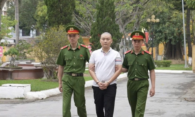 Suspect Phan Xuan Anh has been arrested. Photo by Lam Son