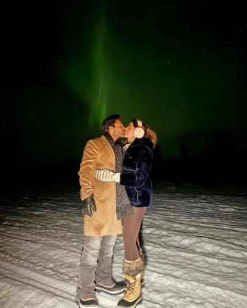 Nupur Sanon–Stebin Ben lock lips under Aurora Borealis on honeymoon; fans call sharing kissing pics 'cringe'