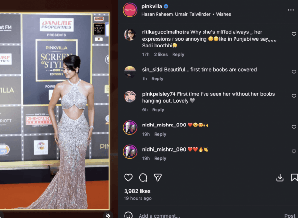 Kiara Advani fat-shamed for tight-fitted gown; Disha Patani flaunts midriff, Ananya Panday covers plunging neckline with her hand at award show Kiara Advani fat-shamed for tight-fitted gown; Disha Patani flaunts midriff, Ananya Panday covers plunging neckline with her hand at award show