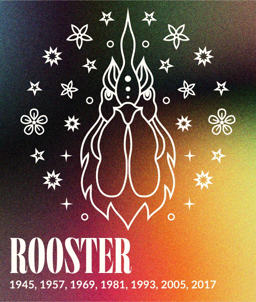 rooster chinese zodiac signs luck good fortune march 30 - april 5, 2026