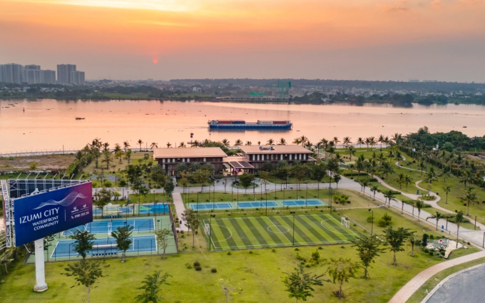 Nam Longs Izumi City project located along the Dong Nai River between Ho Chi Minh City and Dong Nai Province, southern Vietnam. Photo courtesy of Nam Long