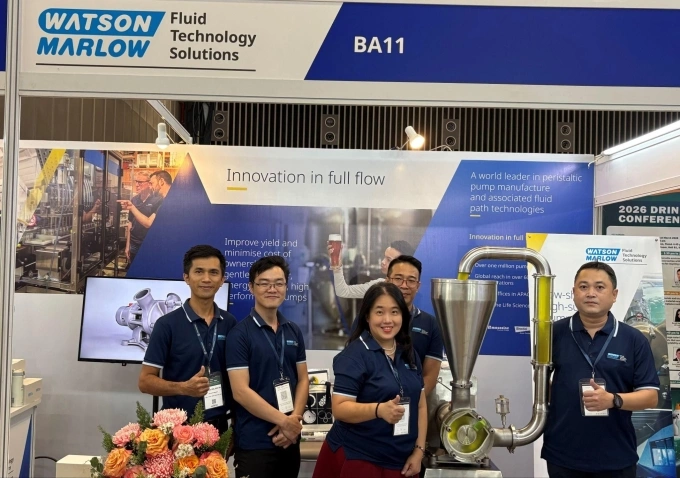 WMFTS team showcased their comprehensive solutions at booth BA11, Drinktech Vietnam. Photo courtesy of WMFTS
