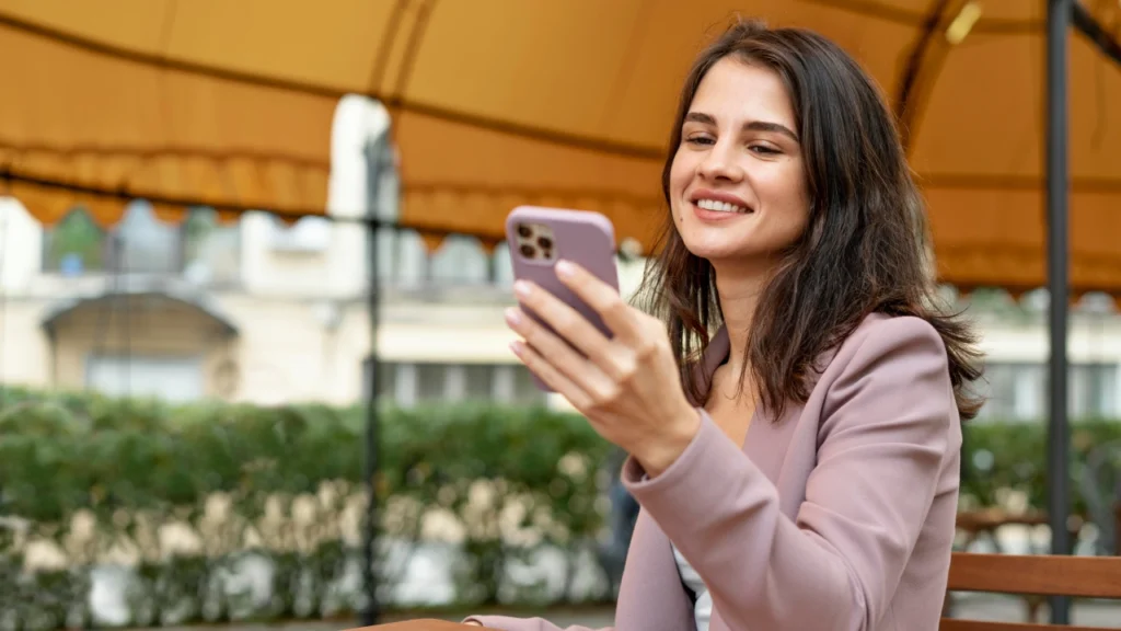 happy mobile user Web Payments