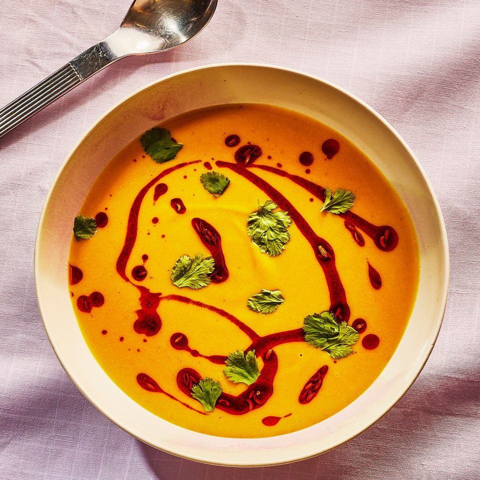High Protein Anti-Inflammatory Soup Credit: Heami Lee, Food Stylist: Emily Nabors Hall, Prop Stylist: Christine Keeley