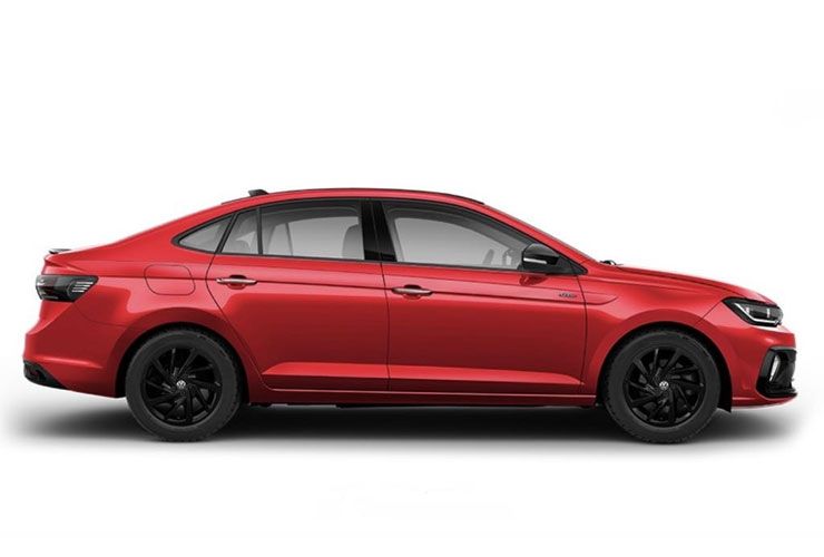 volkswagen virtus flash red