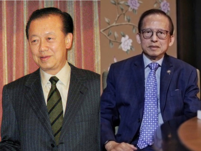 Billionaires Quek Leng Chan (L) and Kwek Leng Beng. Photos by JiJi Press and SPH Media via AFP