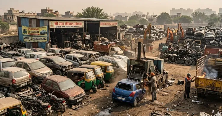 vehicle scrapping centre in delhi