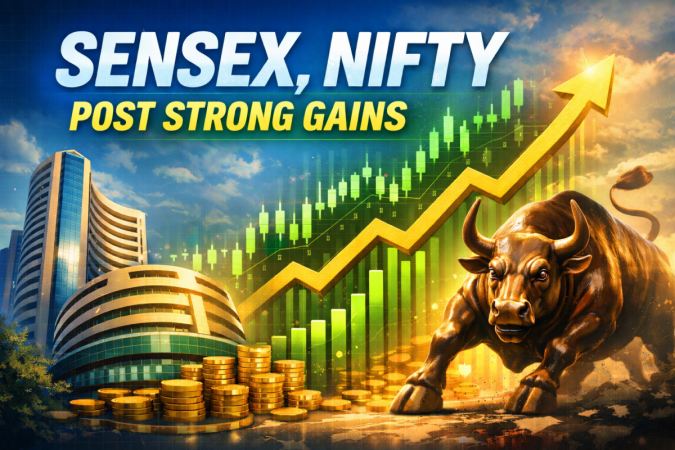 Sensex, Nifty post strong gains led by recovery in IT stocks