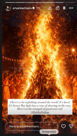 Sonakshi Sinha-Zaheer Iqbal skip Holi celebrations at Shatrughan Sinha's home; Priyanka Chopra shares message of hope on Holika Dahan amid US-Iran conflict Sonakshi Sinha-Zaheer Iqbal skip Holi celebrations at Shatrughan Sinha's home; Priyanka Chopra shares message of hope on Holika Dahan amid US-Iran conflict