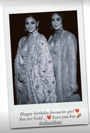 Kareena Kapoor Khan Calls 'Favourite Girl' Alia Bhatt 'Gold' In Birthday Wish
