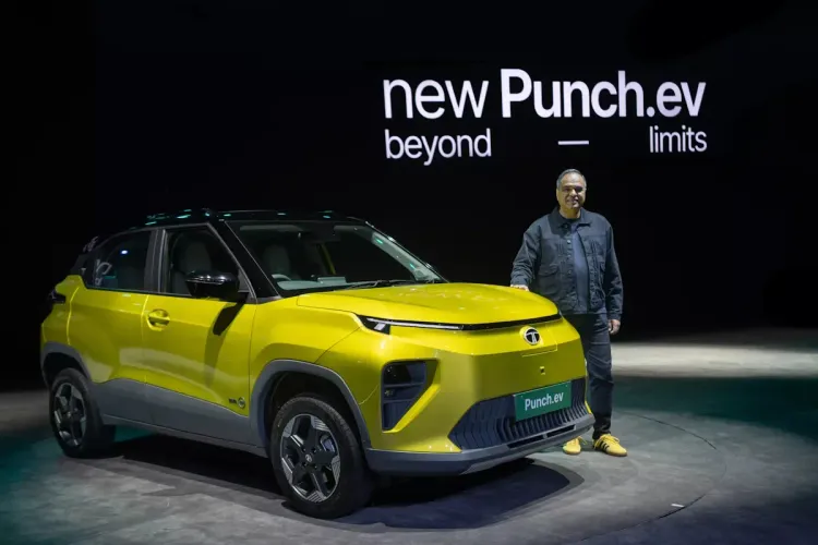 tata motors passenger vehicles md shailesh chandra with new punch.ev
