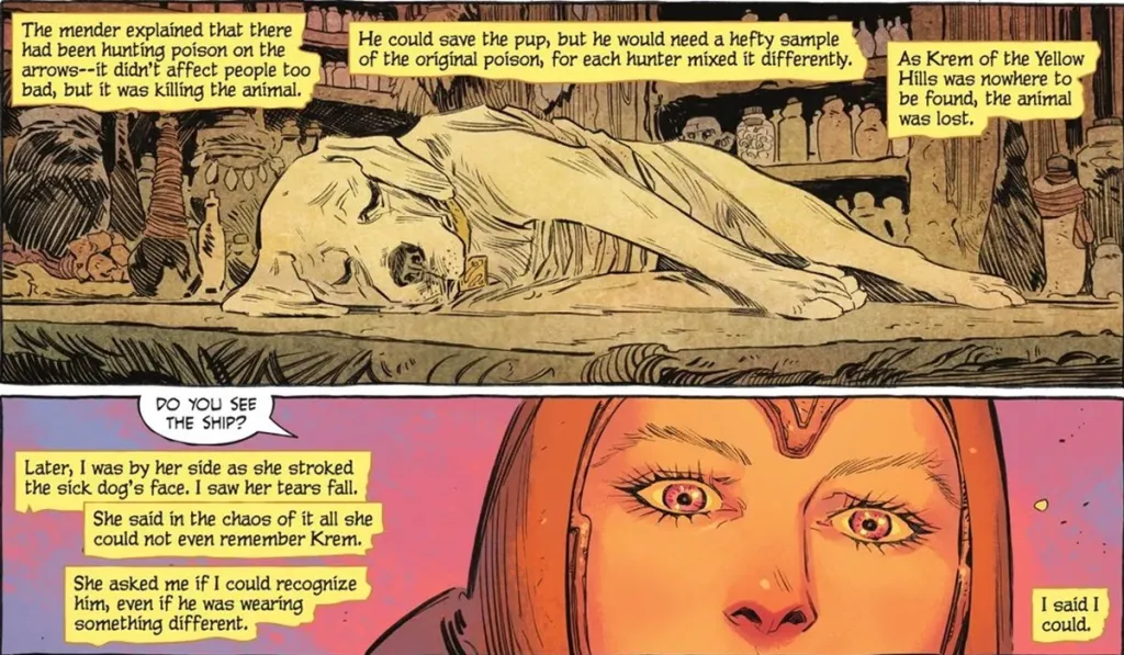 Krypto poisoned in Supergirl Woman of Tomorrow #2