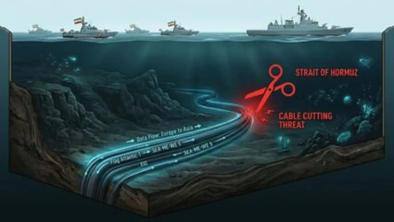 Interent Wire Under Sea