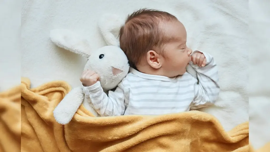 newborn sleeping in peace
