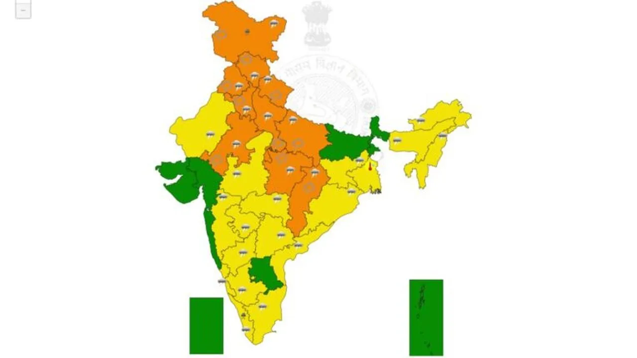 imd alert today weather update