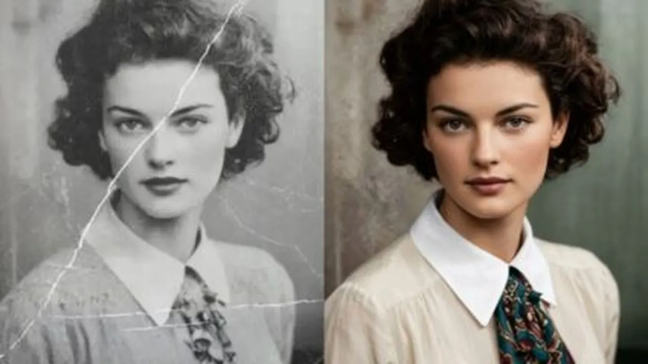 Google Gemini Photo Enhancement "Restore and enhance the colors in this image. Make faded areas vibrant, correct color balance, improve contrast, and ensure natural-looking skin tones while preserving original details and textures. Avoid over-saturation and keep the image realistic."