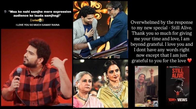 Samay Raina cries, cracks jokes on Jaya–Rekha, Big B; shares he had Rs 8 crore when controversy happened; 'Still Alive' video breaks internet, clocks 10M views
