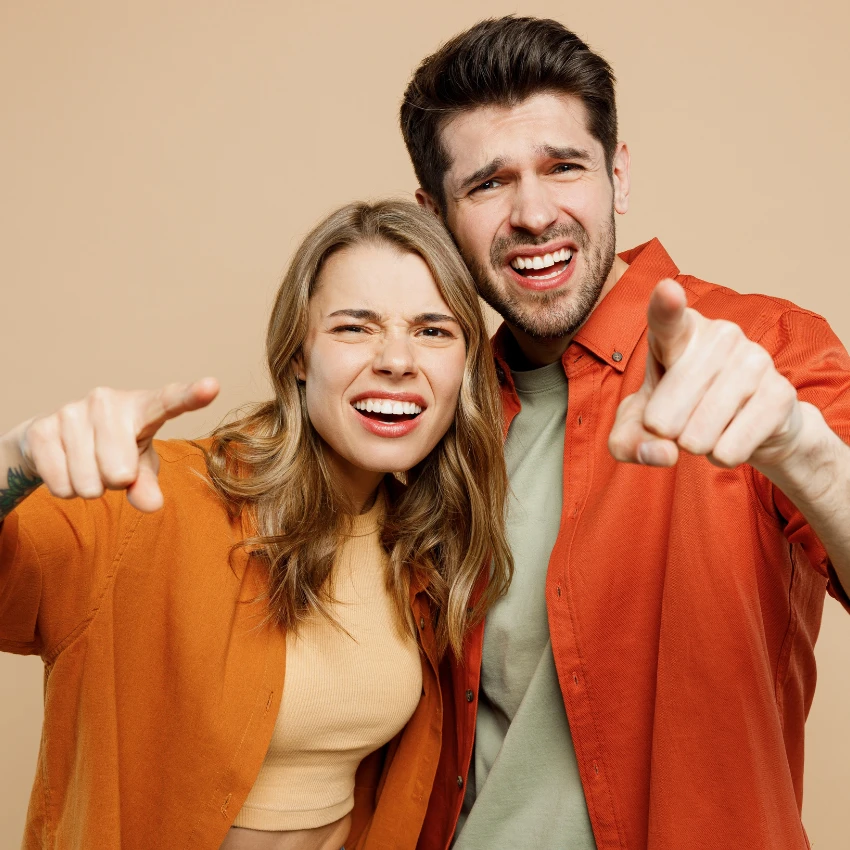 judgmental couple who rank low on agreeableness