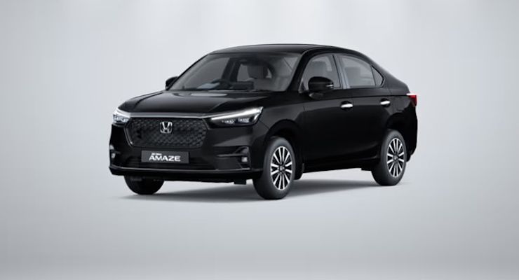 2025 honda amaze crystal black pearl colour