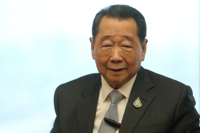 Dhanin Chearavanont, senior chairman of CP Group, in Bangkok, Thailand, on May 13, 2020. Photo by Bangkok Post via AFP